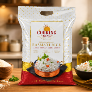 Cooking Basmati Rice 5 kg – Arroz Basmati Premium de Grano Largo