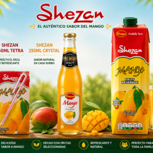 Shezan Fruit Juices – 250 ml Tetra Pak, 250 ml Crystal and 1 Liter