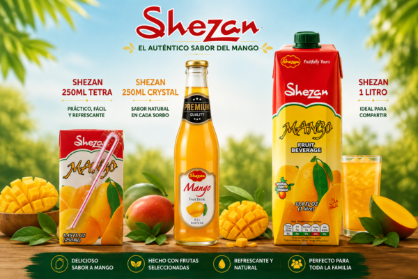 Shezan Fruit Juices – 250 ml Tetra Pak, 250 ml Crystal and 1 Liter