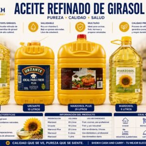 Aceite de Cocina y Aceite para Freír – 1KG, 5KG, 10KG y 25KG