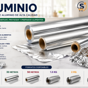 Aluminio – Papel de Aluminio
