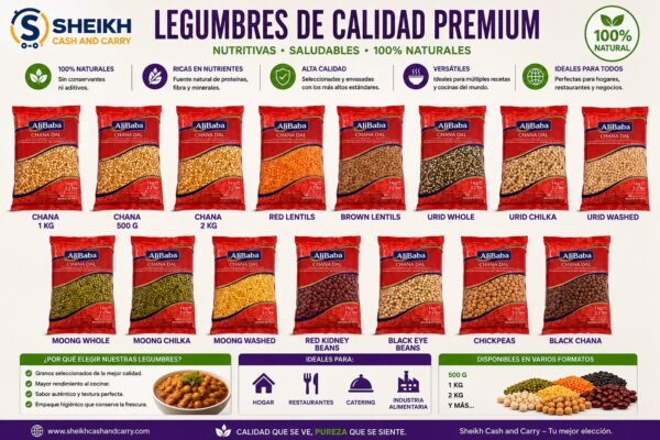 Legumbres y Lentejas – 500g, 1KG y 2KG