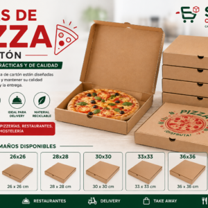 Cajas de Pizza de Cartón para Restaurantes y Hostelería