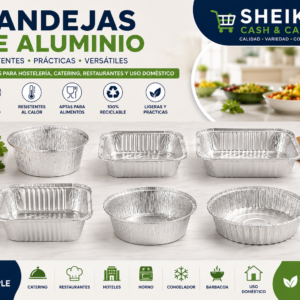 Bandejas de Aluminio – 2600CC, 1400CC, 1000CC , 350cc, 650cc, 900cc y 1100cc