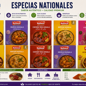 Masalas Nacional – Mezclas de Especias para Cocina Pakistaní | National